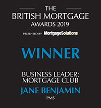 British Mortgage Awards - Jane Benjamin - Winner Business Club Leader