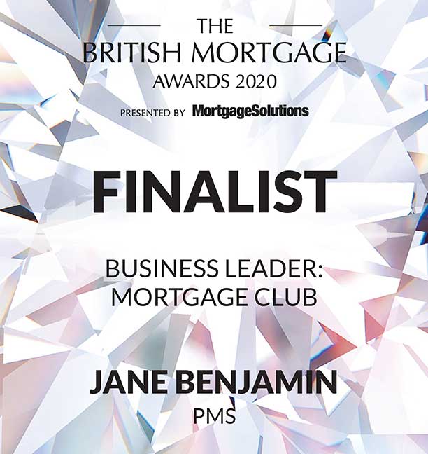 Jane Benjamin finalist British Mortgage Awards 2020